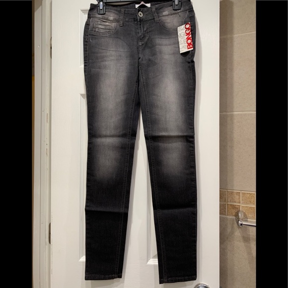 BONGO Denim - Bongo Skinny Jeans, Black, Size 3